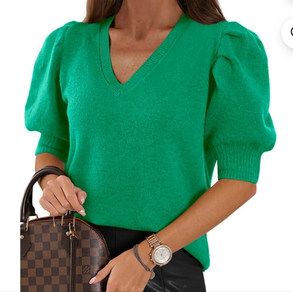 Amazon Puff Sleeve Sweater